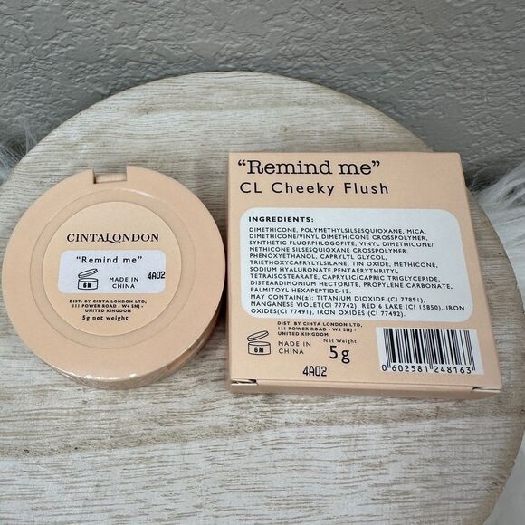 $7 🌙 CintaLondon Remind Me Cheeky Flush‎ Blush 🆕 FULL SZ - Picture 3 of 5